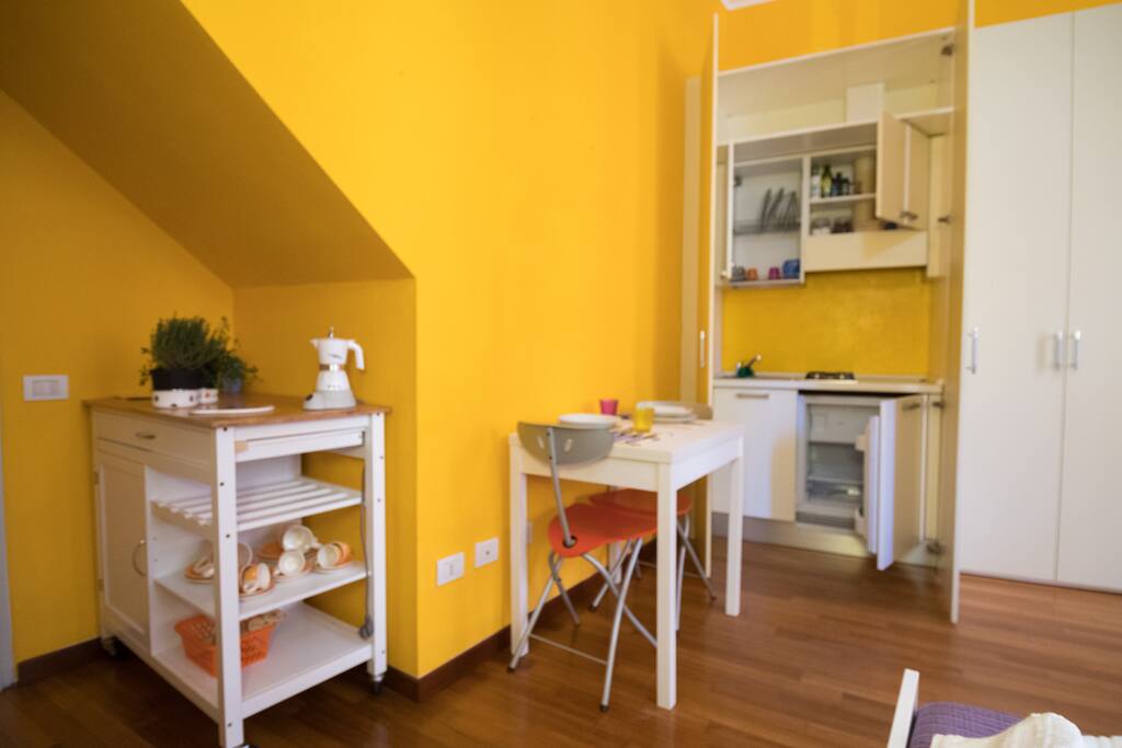 L'angolo cucina