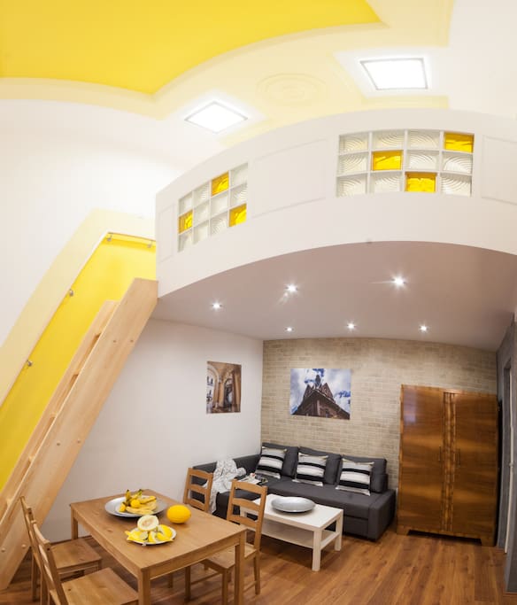 Living room + gallery