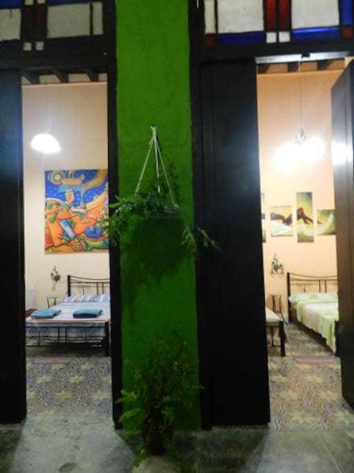Entrada de las habitaciones