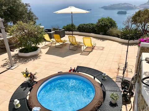 Independent Villa with a Sea View "Scent of Myrtle"