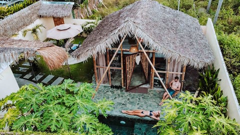 Unique Glasshouse w private pool