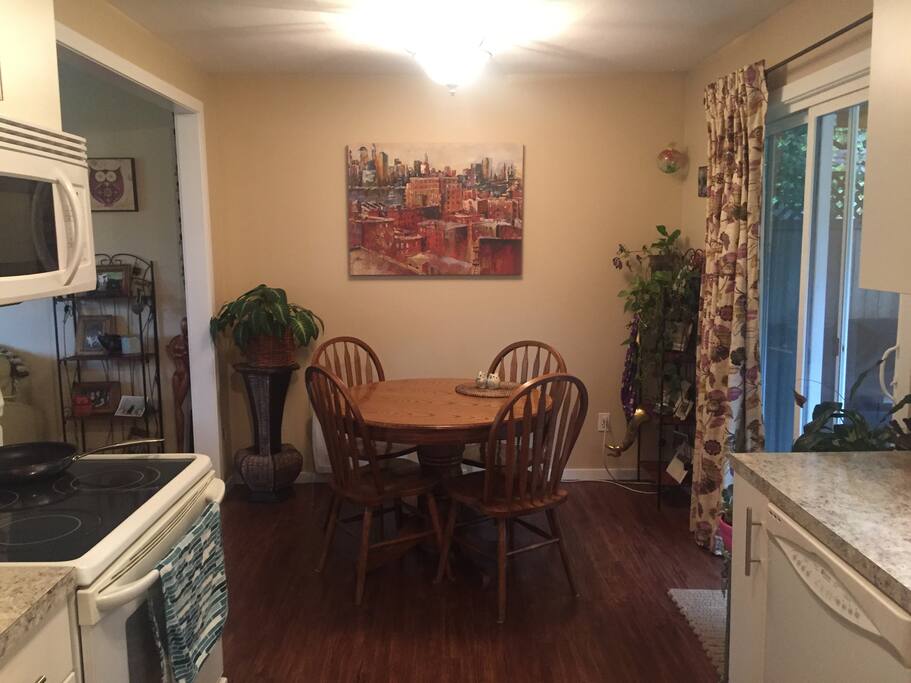 Dining area with access to outdoor patio