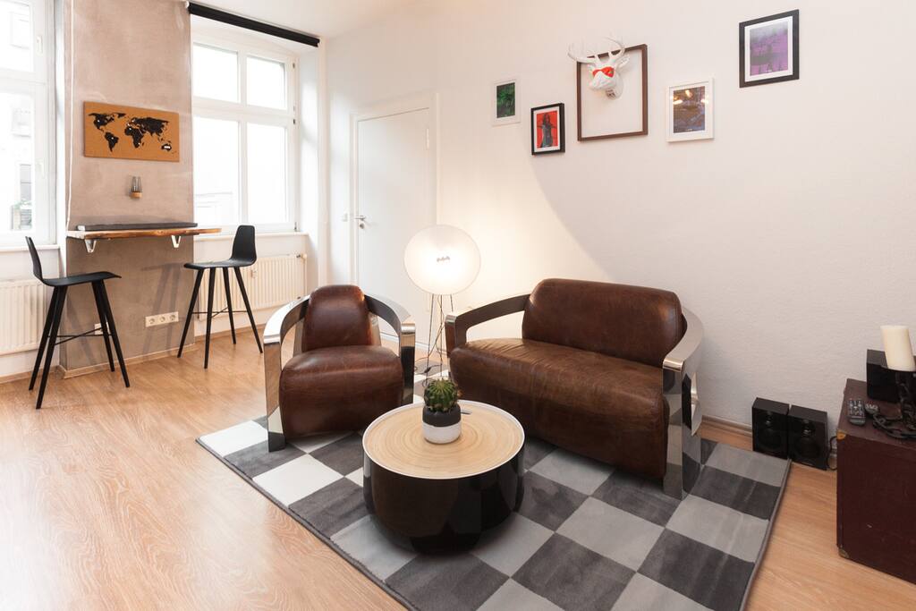 Living room with lounge area