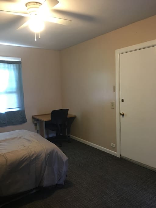 Desk and chair