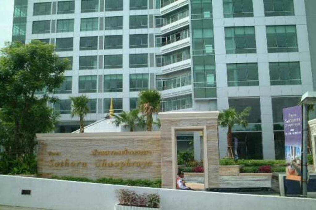Modern security building with 24 hour guards