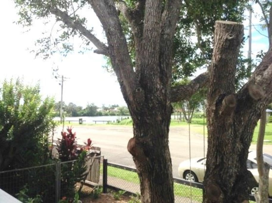 Great river view from the front verandah