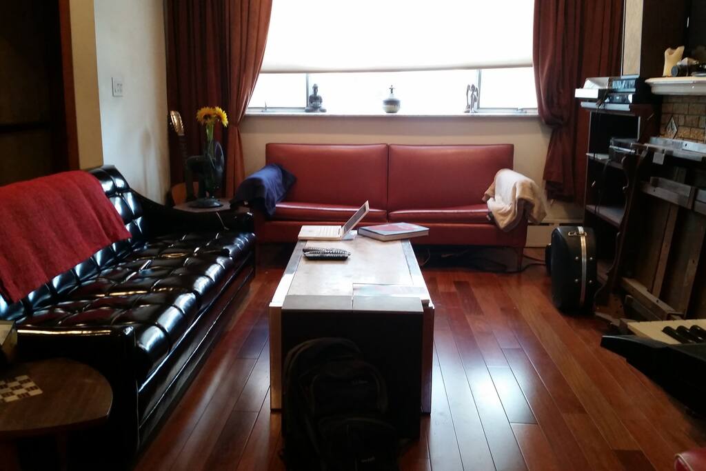 Hardwood floors throughout the house with brand new wide plank brazilian cherry floors on 1st level.