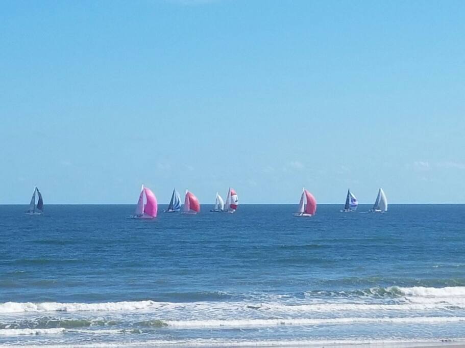 Our Place is a quick and easy stroll to the Seawall and some of Galveston's beautiful beaches!!