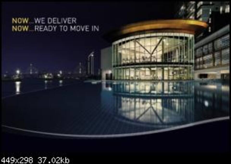 Riverfront sport club with swimmimg pool and jacuzzi