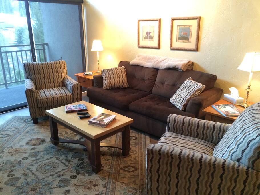 Living Area, very comfortable with Epic views