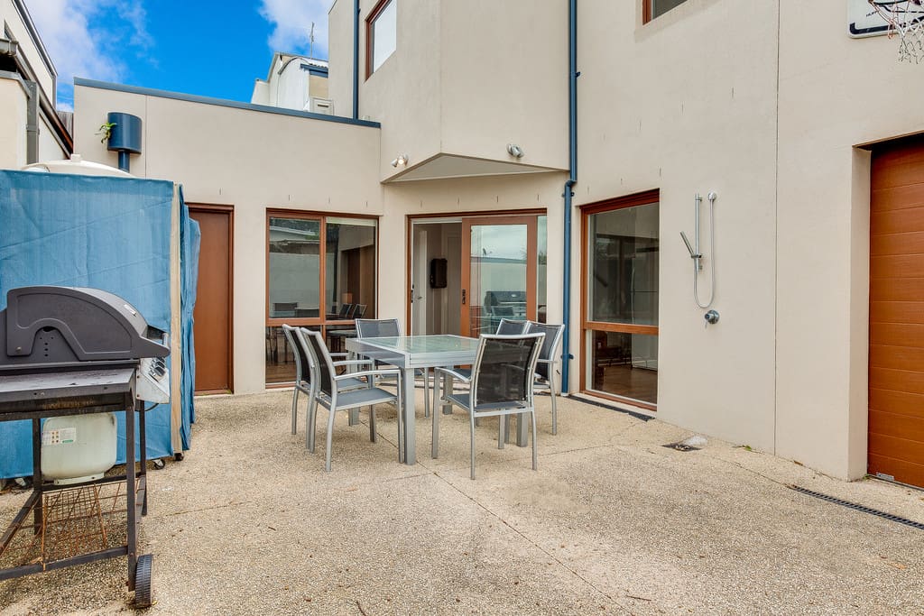 Courtyard at the back
