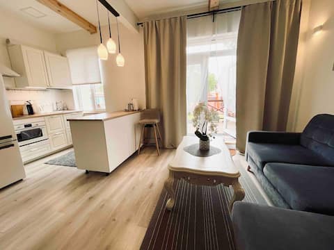 Apartments with a terrace, 200 m from the sea!