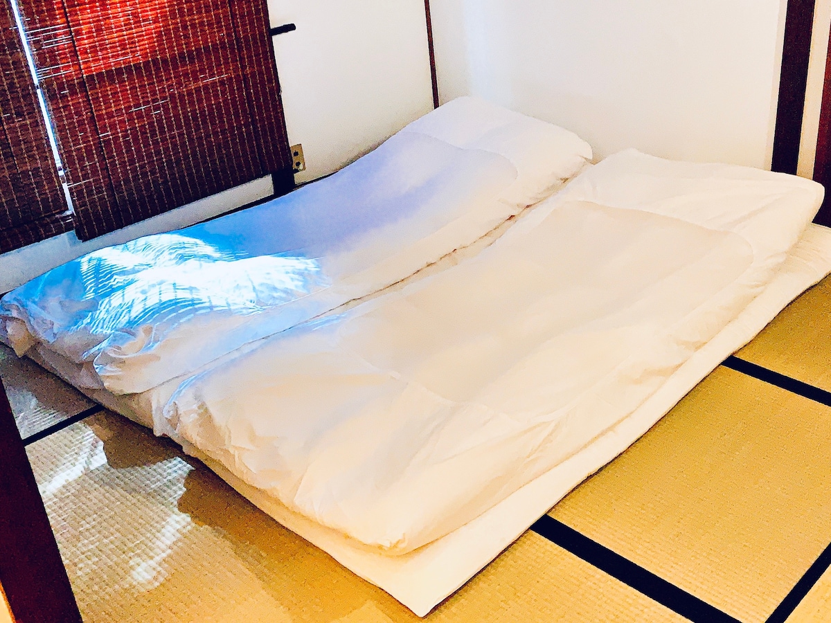 2340inn：4.5疊Japanese Tatami Room墨，8mins to station