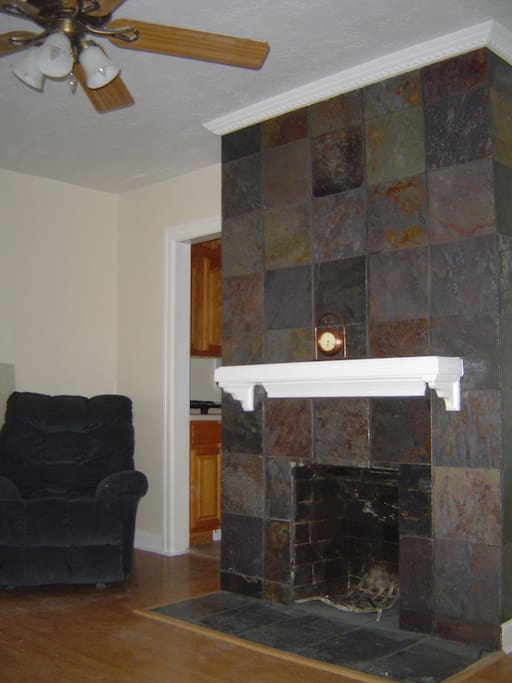 Living Room with Fireplace