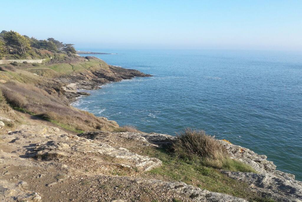 Magnifiques sentiers côtiers proche de la maison (photo prise le 16/3/17)