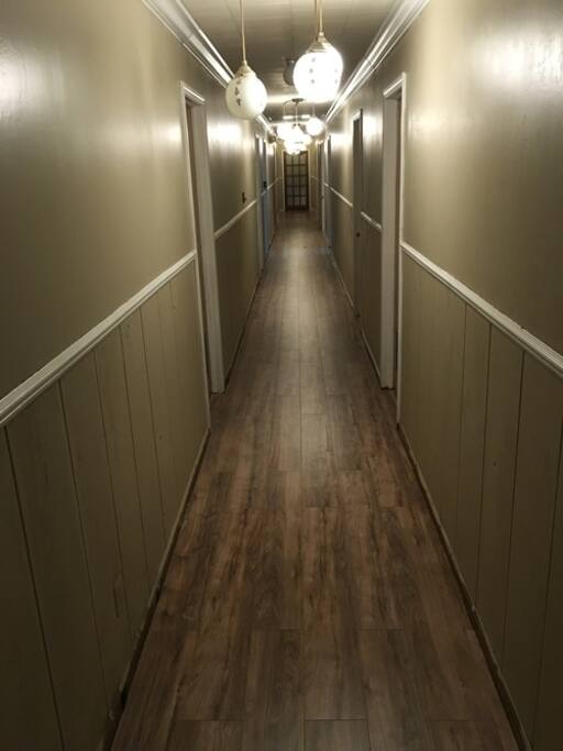 Hallway leading to your suite.