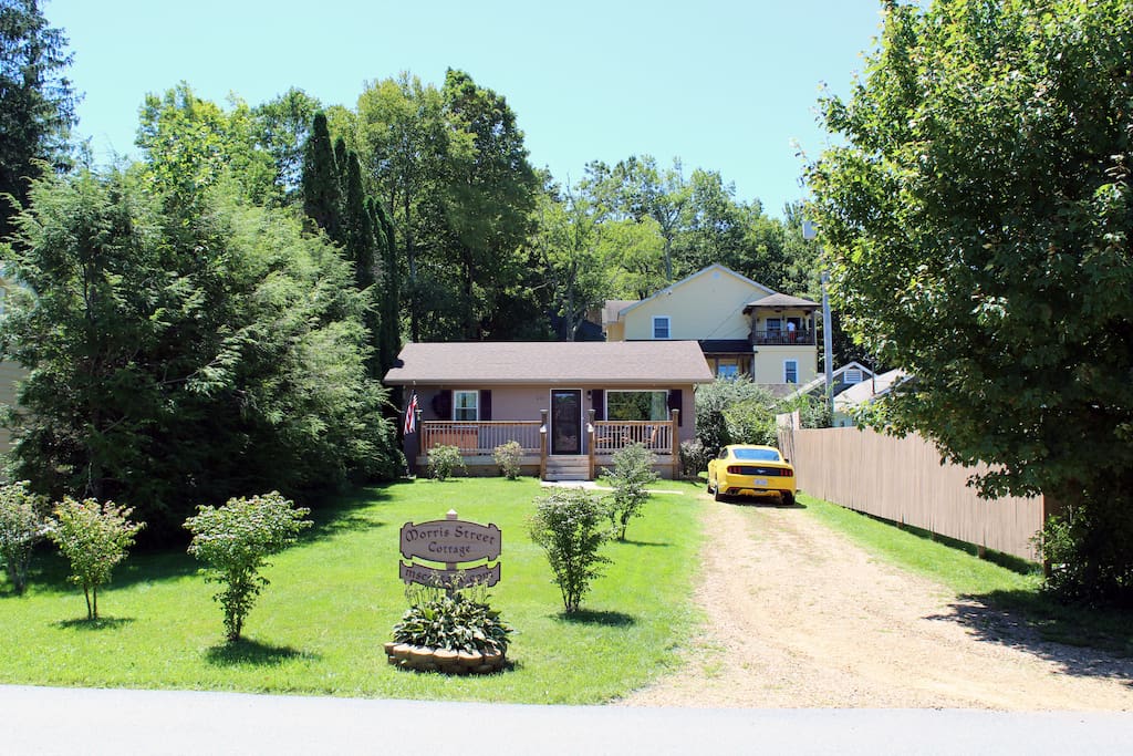 Ample driveway parking for up to 4 cars.