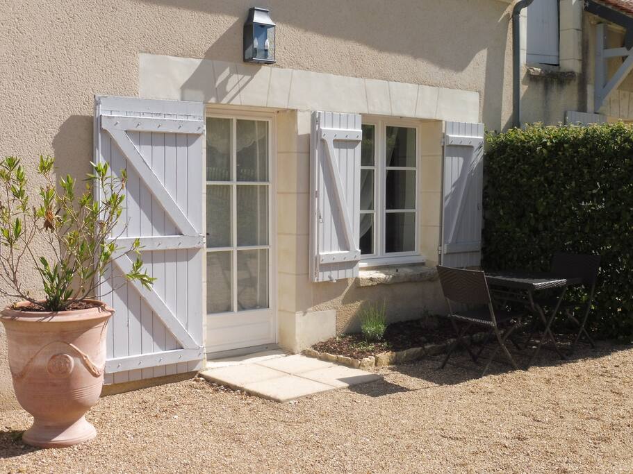 L'entré de la chambre d'hôtes