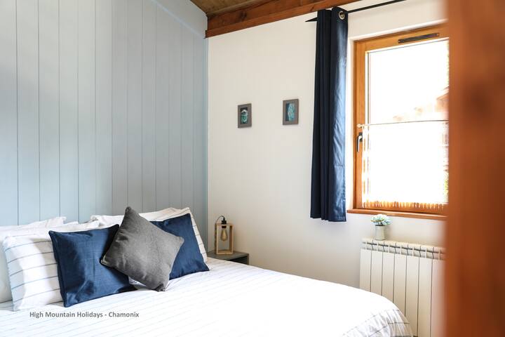 Bedroom 2 as double. Can also be have twin beds.