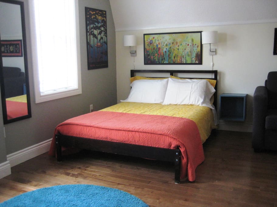 bed and window