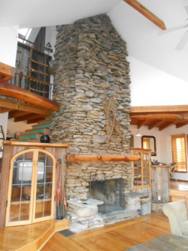 A River runs through it. Houses for Rent in East Branch, New York