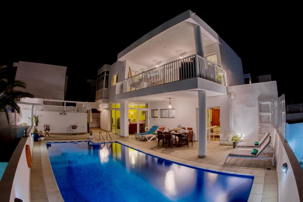 Exterior view of the villa
