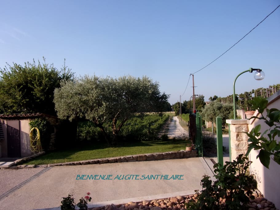 ARRIVEE AU GITE