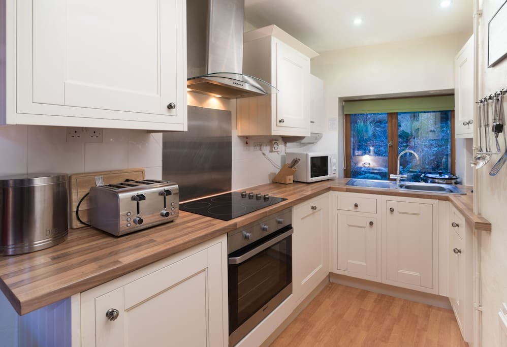 Well-equipped modern kitchen