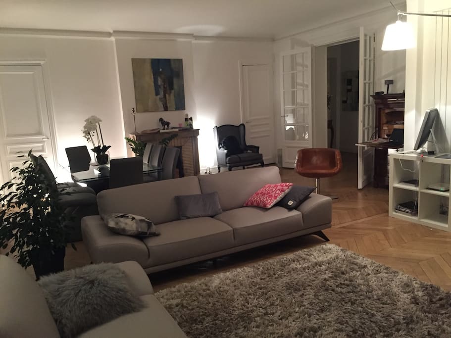 Double sided living room - TV side