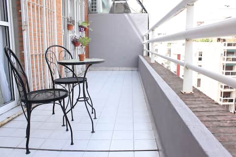 Spacious apartment & Terrace in Recoleta!