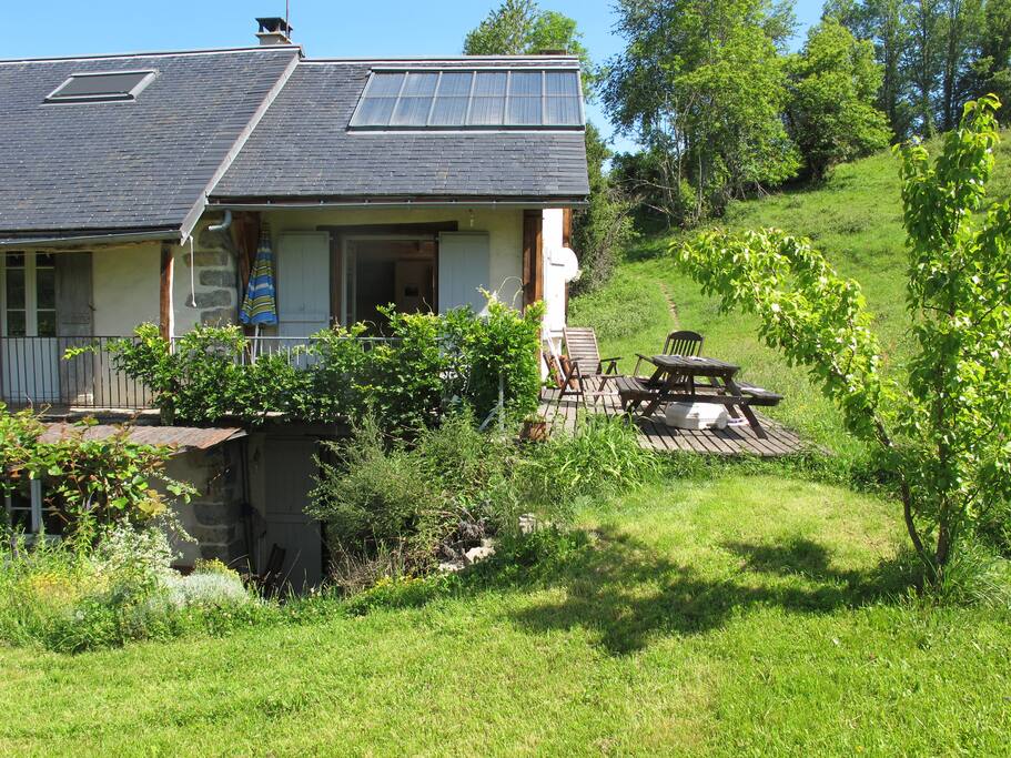 Vue de face du petit gîte