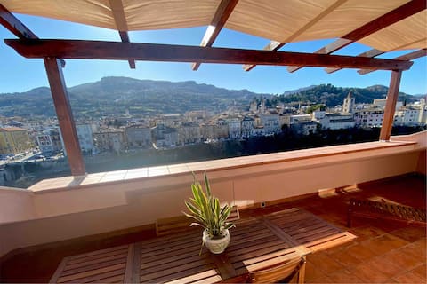 Popular Airbnb listing: L'Attico Sul Fiume center home in Ascoli Piceno