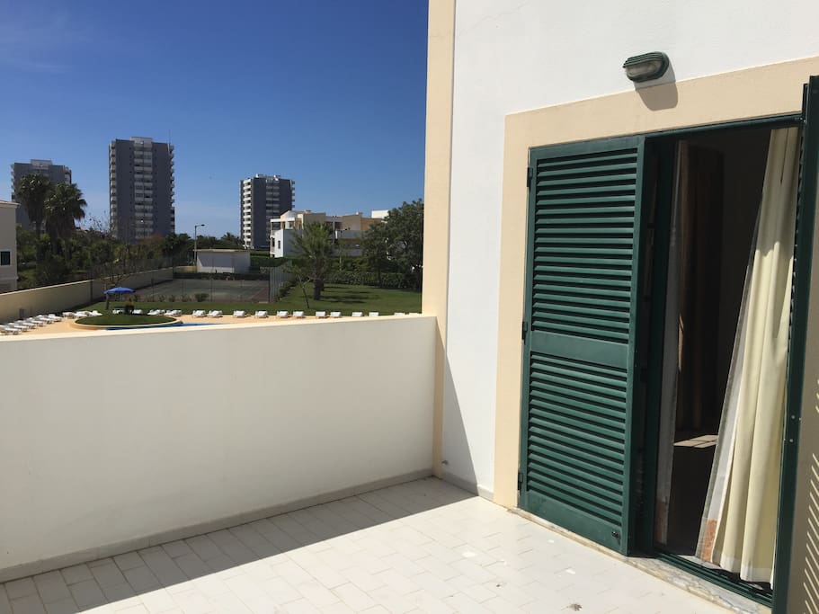 Master bedroom terrace
