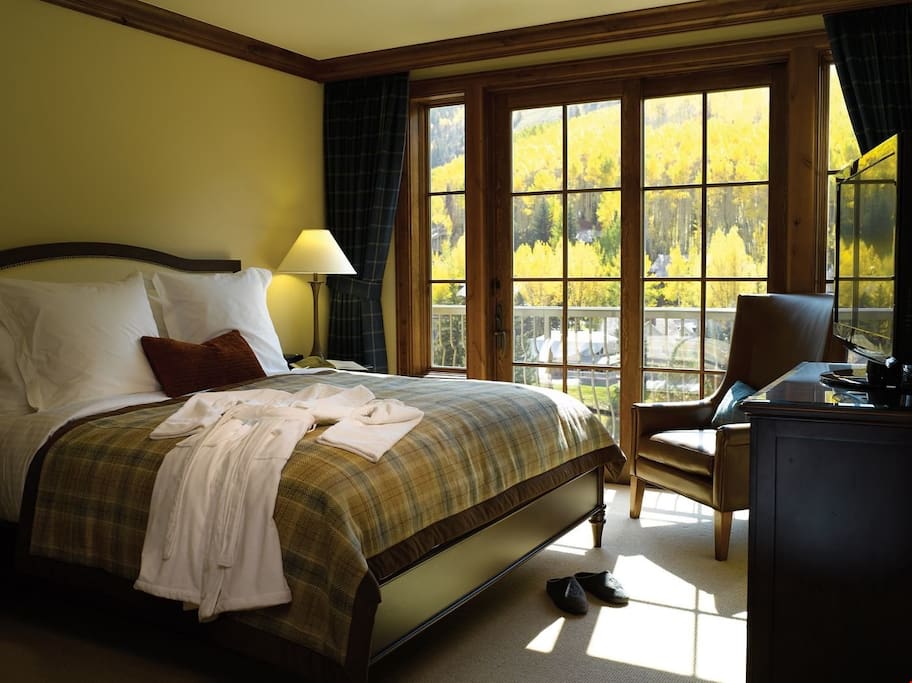 Get a good night's rest in the spacious master bedroom.