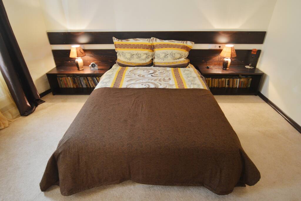 The double bed...