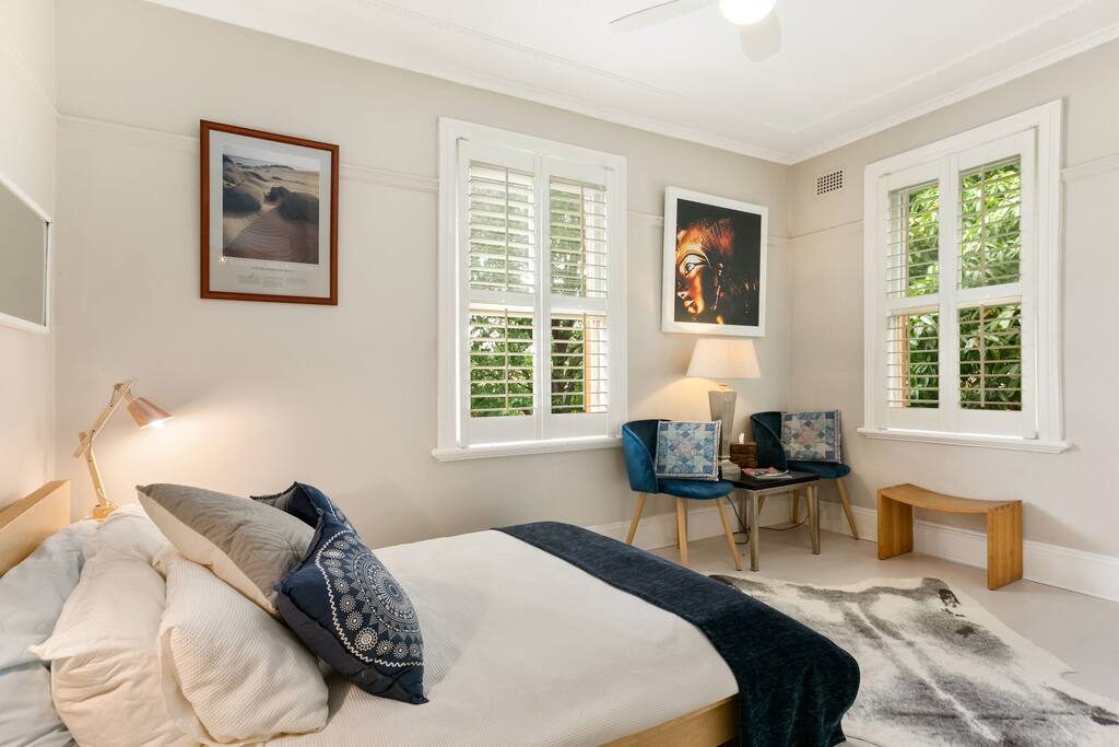 Beautiful clean bright & airy bedroom