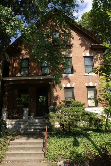The house that houses the apartment.