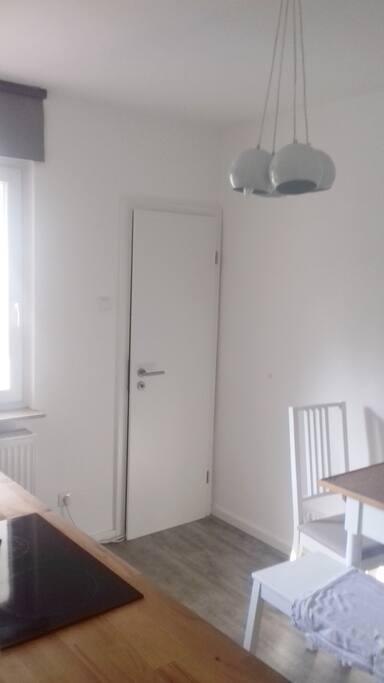 Küche Blick vom Flur