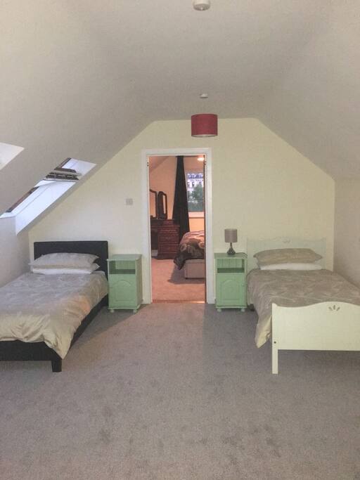 Adjoining family room