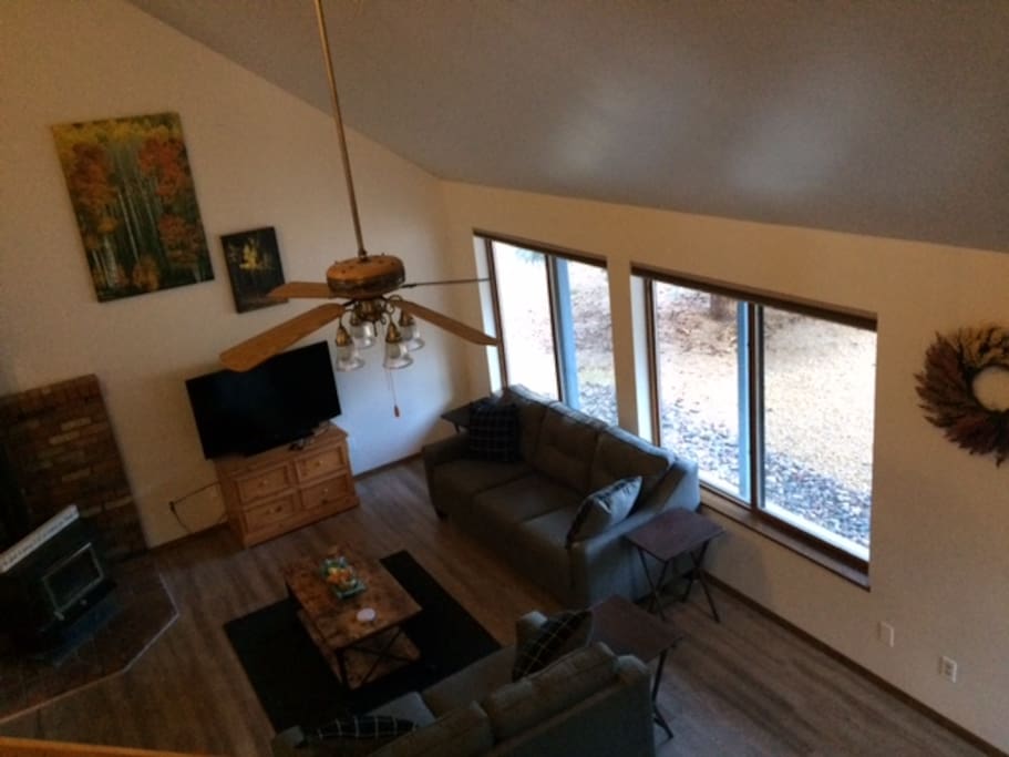 Living room from upstairs