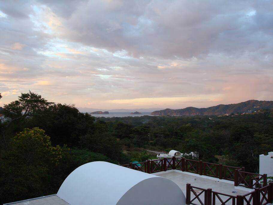 Sunset views of Coco Beach from balcony