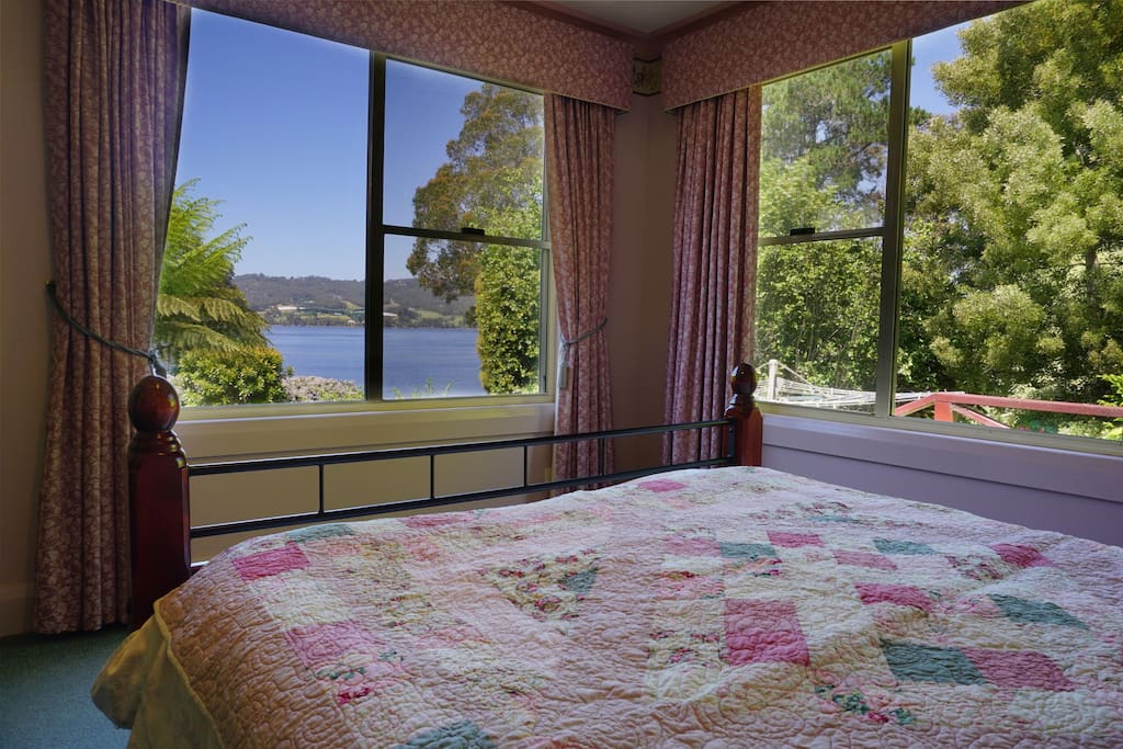 Stunning views from master bedroom and private balcony.