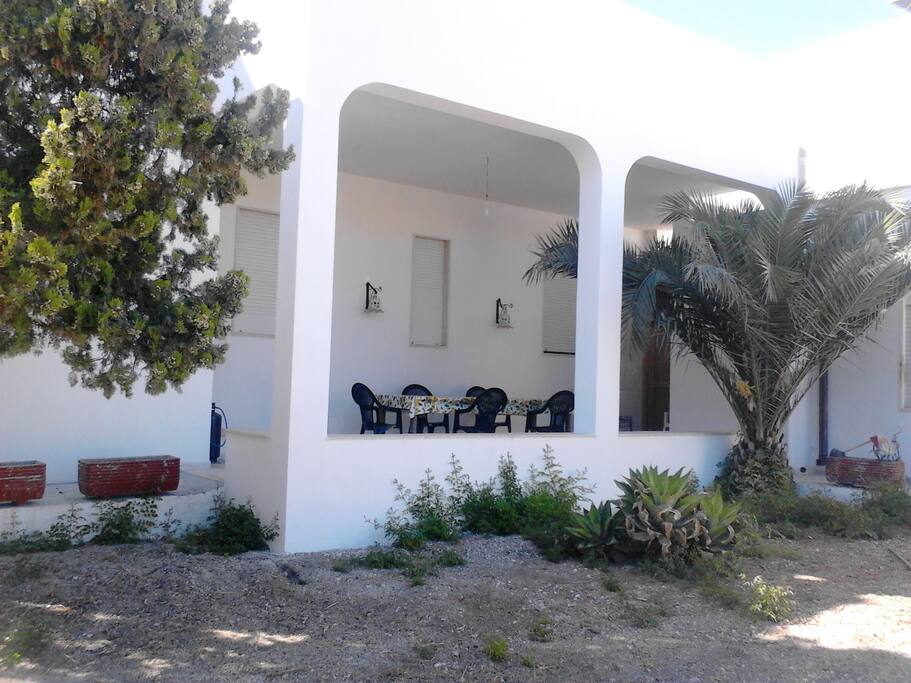veranda su giardino interno