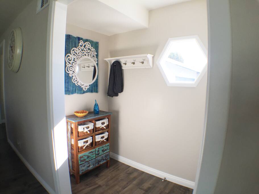 Welcome to your home away from home. Put away your things and relax.
