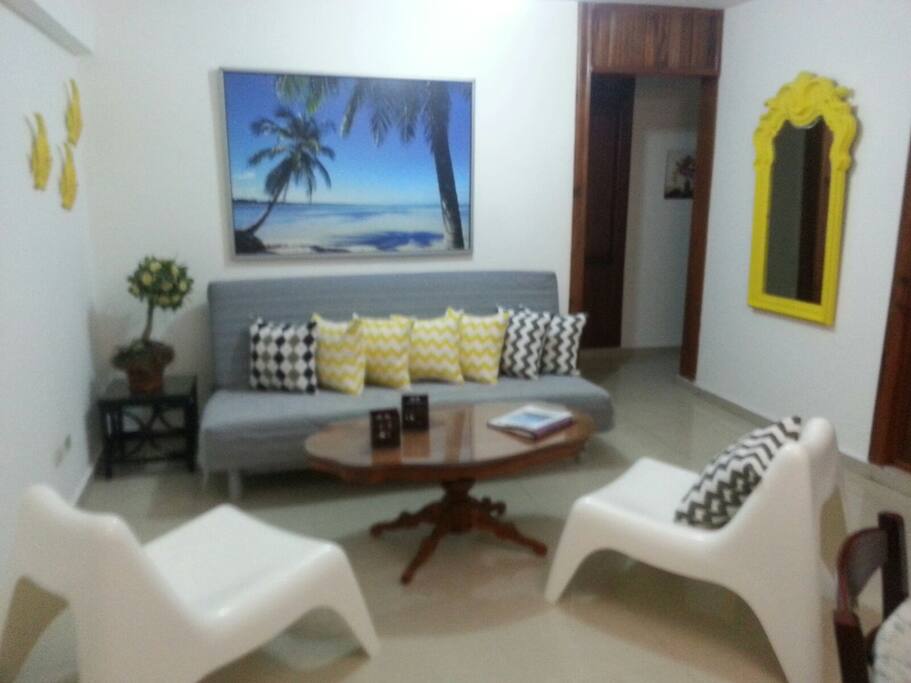 Living Room With Futon