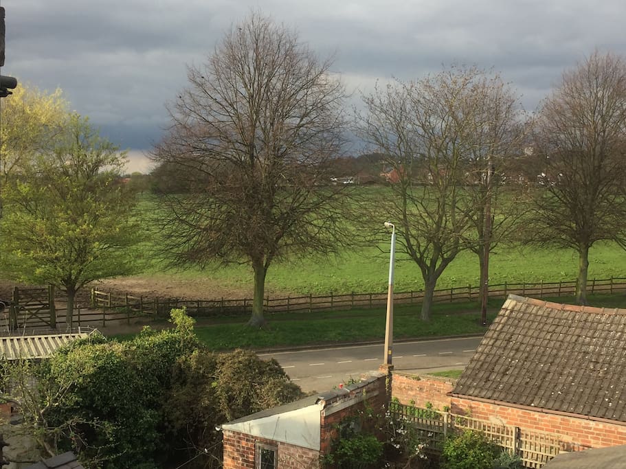 View of the West Common from bedroom window