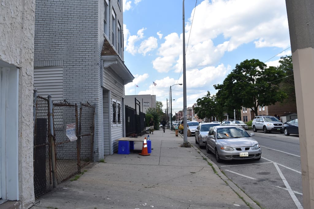 40th street between Powelton and Filbert street, the apartment is on the lefthand side