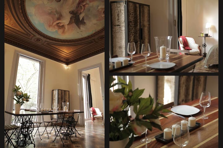 CEILINGS OF MUSIC PALACE APARTMENT