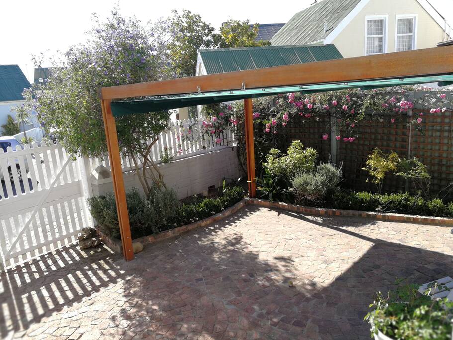 View of the garden & street