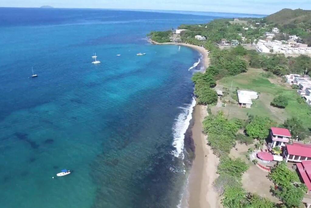 We are located just across from the beautiful Marina, which is a 1 minute walk away.